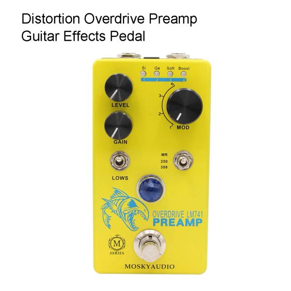 Câbles Mosky Distortion Overdrive Preamp 4 modesthe electric guitar effets pédal effets pédal guitares accessoires pièces