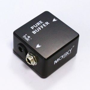 Câbles Mosky Pure Buffer Guitar Effet Pedal Tone Buffer 9V Mini Guitar Pédale Clean Full Metal Shell Pièces de guitare ACCESSOIRES