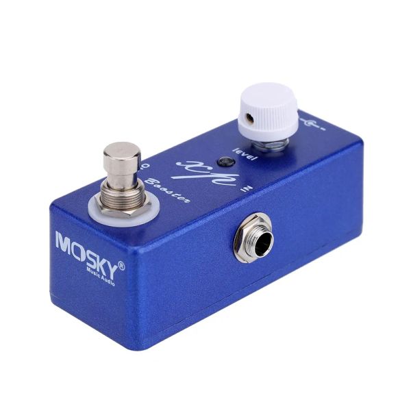 Cables Mosky XP Guitare électrique Bass Effets Pédales Pédales audio True Bypass Processeur Booster True Bypass Metal Shell Commutation de commutation Guitare