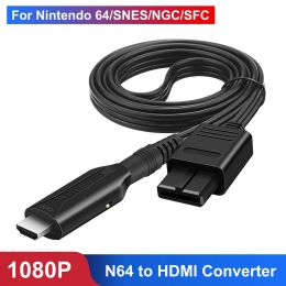 Câbles N64 à l'adaptateur de convertisseur HDMI Câble HDMI pour N64 / GameCube / SNES PLIG et Play 1m mâle à mâle 1080p Nintendo 64 à HDMI Converte