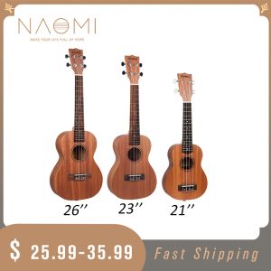 Kabels naomi 4 strings houten ukelele sopraanconcert tenor uke Hawaii gitaar gratis canvas ukelele tas