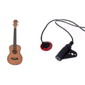 Câbles New Hot Piezo Contact MiniPhone Pickup pour guitare violon banjo mandoline ukulélé ténor acoustique électrique ukulélé 26 pouces