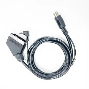 Câbles nickel plaqués pour Sega Genesis 1 pour le câble SCART à double canal NEO GEO 3,5 mm Cable AV 1,8 mètres