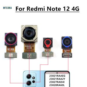 Câbles Caméra arrière d'origine pour Xiaomi Redmi Note 12 4G Mian Back Front Selfie Camera Module Flex Cable Cable Pièces 23021raaeg, 23021raa2y
