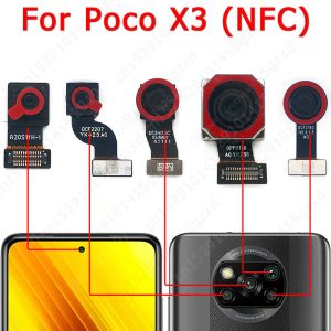 Câbles Caméra avant arrière d'origine pour Xiaomi Mi Poco X3 NFC Face à selfie Small Frontal Back Camera Module Remplacement des pièces de rechange Flex