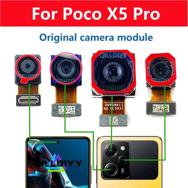 Câbles Caméra principale principale arrière d'origine pour Xiaomi Poco X5 Pro X5PRO MODULE DE CAMERIE DE BARD