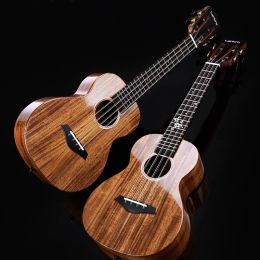 Cables de piña tenor profesional ukelele mini instrumento de madera maciza guitalele mini 4 cuerdas guitar