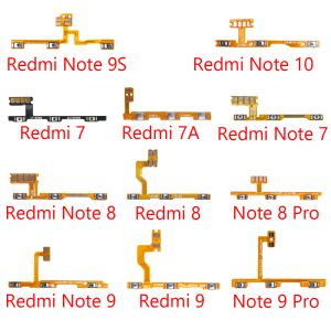 Kabels Power On Off Volume Camera Key Switch Flex Cable voor Xiaomi Redmi 7 7A 8 8A 9 5G 9A Opmerking 7 8 8t 9 Pro 4G 9S 10T
