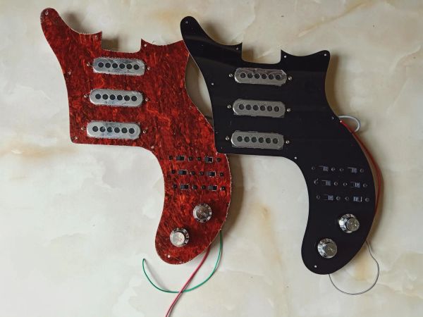 Pickups de trisonic de cables PRERIFICADOS para Brian Guitar Special New Pickguard Pickguard Arness Trisonic Soldadura Trisé