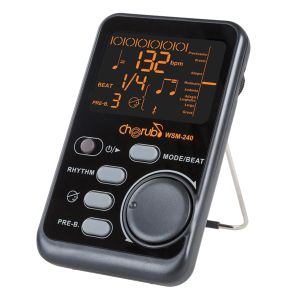 Kabels professionele digitale metronoom tuner beat tempo voor vioolgitaar drum