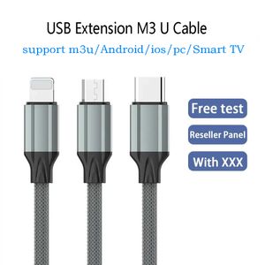 Cables Receptores M3 U Línea IP Mundial Europa Piezas de TV Para Smart TV Android Box en España Alemania Francia Europa