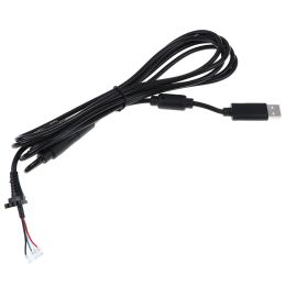 Câbles Remplacement Adaptateur de cordon de câble de charge USB Faire pour Xbox 360 Contrôleur câblé Câble de cordon de ligne USB + Adaptateur d'échappé 2,5 m