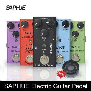 Kabels saphue elektrische gitaar pedaal vintage overdrive/vervorming crunch/distortion/us dream/klassiek koor/vintage fase/digitale vertraging