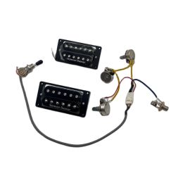 Câbles Seymour Duncan Electric Guitar Pickups Sh1n Sh4 4c Black Humbucker Prise avec ensemble de câbles de traction Push Set 1V2T