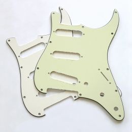 Cables SSS 62 US Standard Mint Green St Guitar Pickguard en couleur parchemin pour guitares SSH