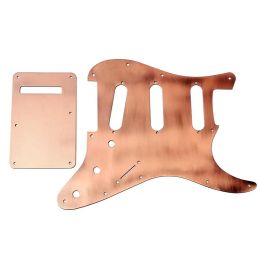 Pickguard SSS Cables avec plaque arrière pour ST Electric Guitar Accessory Copper