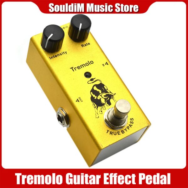 Câbles Tremolo Guitar Pedal Stompbox of Classic Tube Amplificateurs Intensité Tone Guitare Effet pédale accessoires