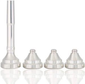 Kabels trompet mondstuk set met verzilverde cabriolet 1 1/2c 3c 5c 7c cups voor messing gitaar