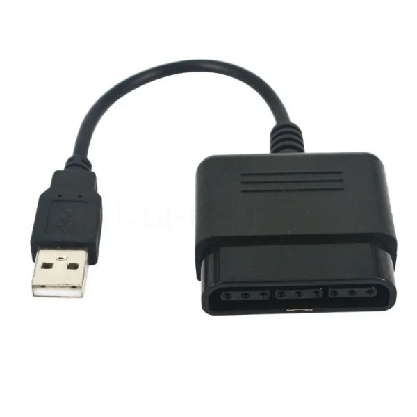 Câbles USB Adapter Converter Cable pour le contrôleur de jeu pour PS2 à PS3 PC Video Game Accessoires