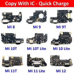 Kabels USB Micro Charger Laying Port Dock Connector Microfoon voor Xiaomi Mi 8 9 9t 10 10T MI10T MI11T 11 11T 12 Pro Lite