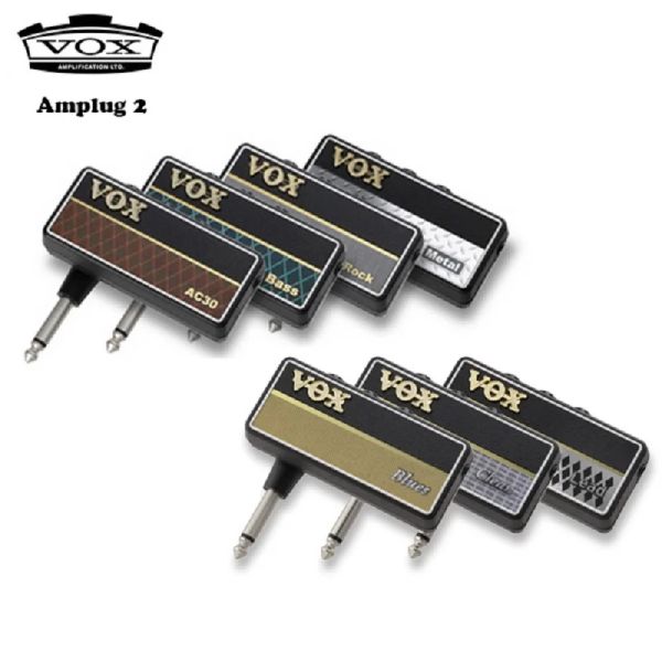 Câbles Vox Amplug 2 Guitare / Bass Bass Headphone Amplificateur, tous les modèles AC30, Rock classique, métal, basse, propre, blues, plomb