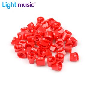 Câbles en gros 100pcs plastique rigide moutons guitare boutons amplificateur amplificateur boucles pédales guitare pot bouton de guitare parties