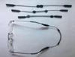 Cabrins de lunettes de lunettes de lunettes de lunettes de câble métallique Cable Ultra Thin Light Light Calogle Round Sili7656368