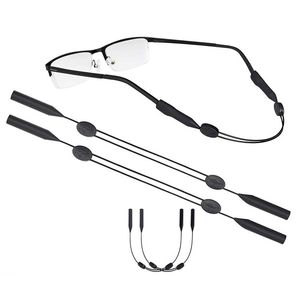 Cablz - Cadenas para gafas ultrafinas y ligeras, retenedor de cable de metal, cordón ajustable para gafas de sol con puntas redondas de silicona deslizantes
