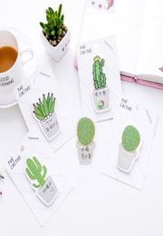 Cactus Memo Pad Sticky Note Sticker Memo Book Note Paper N Pegaders Papelería Accesorios de Oficina Suministros Escolares SHIP3272315