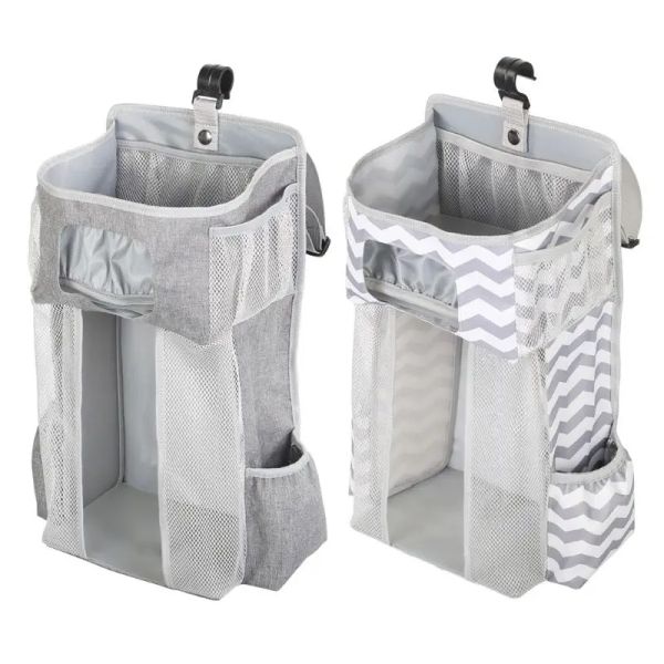 Caddies Diaper Stacker Hanging Rangement Sacs Organisateur de pépinière pour changer la table de table ou des cadeaux de douche de bébé muraux