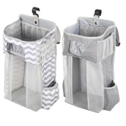 Caddies Oxford Cloth Baby Baby Born Bed Storage Organizer Crib Hanging Storage Bag speelgoed Organisator Baby beddengoed Diaper opbergzak