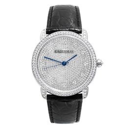 Cadermay personnalisé Movt 9015 luxe en acier inoxydable 316L Moissanite diamant prix de gros bijoux hommes femmes montres automatiques