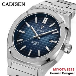 CADISEN Diver Montre Rétro Luxe Saphir MIYOTA 8215 Designer Allemand Hommes Automatique Montres Mécaniques 10Bar Étanche Lumineux 240123