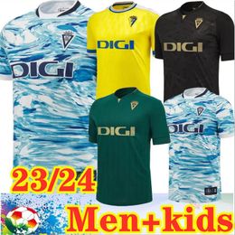 Cadiz 23 24 Soccer Jerseys CF Home Alex Negredo A.Empino Osmajic A.Negredo Lozano A.Perea 2023 2024 Camiseta de Futbol Mabil Zaldua voetbalmannen