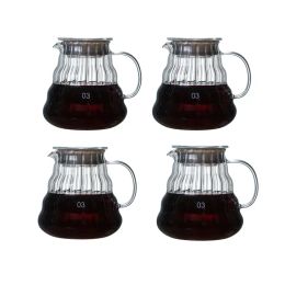 Cafeteira Coffee Pot Striped Filtre Coffee fabricant Hand Brew Striped Maker, Partage Pot, Kettle Jug