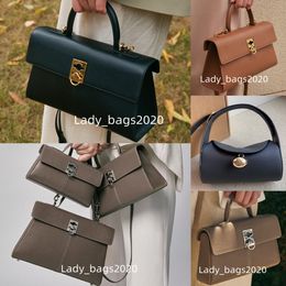 CAFUNES Schoudertassen Grote Designer Drop Plunjezak Kleine Dames Lederen Stance Stand Handheld Clamshell Portemonnee Patroon Messenger Trapeziumvormige Crossbody Handtas