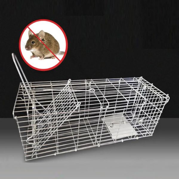 Jaulas 62x18x21cm Trampa para ratones plegable Cebo Snap Placa de rodadura Captura de ratones Trampas para ratones Cebo Snap Roedor Catcher Animal Trap Warehouse