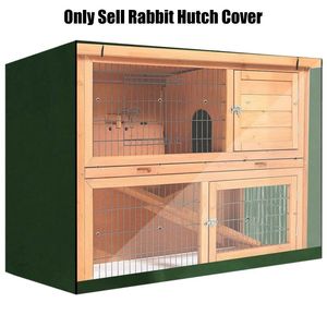 Kooien Bunny Rabbit Hutch Cover voor Winter Garden Outdoor Waterdichte Kleine dierenkooi Crate Cover UV Resistant Heavy Duty Pets Covers