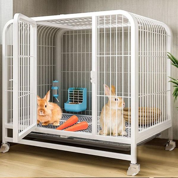 Cages C700 assemblées pour lapins, tapis Anti-mastication pour animaux domestiques, nid de lit de maison pour petits animaux, accessoires pour lapins