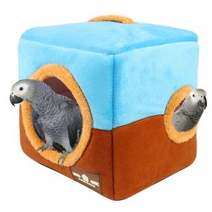 Cages Hamster Cage Maison Perroquet Rongeurs Hamac Lit Suspendu Fournitures de Maison Cochons d'Inde Furet Petit Animal de Compagnie Velours Dormir lit Chaud