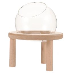 Kooien hamster zandbadcontainer baden accessoires glazen kooi houten huishouden badkuip