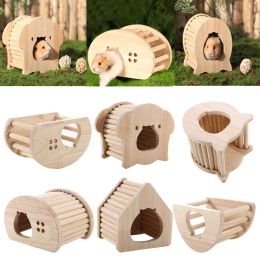 Kooien Hamster Houten Klimladder Huis Leuke vorm Kleine dieren Huisdier Grot Schuilplaats voor Mini Gerbils Junior Chipmunks Huisdierproducten