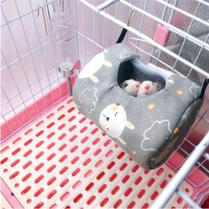 Kooien Nieuwe Hamsterkooien Leven Nest Lente Kleine Huisdier Canvas Hangmat Egel Chinchilla Cavia Hangende Huis Kleine Dierlijke Producten