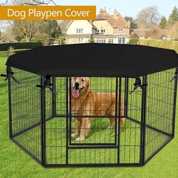 Jaulas Cubierta de jaula para mascotas al aire libre Oxford impermeable a prueba de polvo al aire libre jaula para animales dosel perro protector solar jaula para hámster