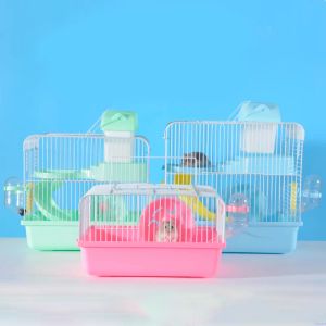 Cages Cages pour Hamster pour animaux de compagnie, sangle extérieure respirante, cage portable, paquet de Villa surdimensionné, Cage pour cochon d'inde, petits produits d'alimentation pour animaux de compagnie