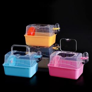 Cages en plastique pour Hamster, étui de voyage, porte-oiseaux, perroquet, équipement de sortie Portable pour petits animaux, Chinchilla, écureuil