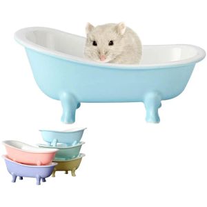 Cages pour petits animaux, lit de Hamster, accessoires de baignoire de glace, jouets en céramique, habitat de détente, maison, coussin de sommeil, nid pour bol de nourriture pour Hamster