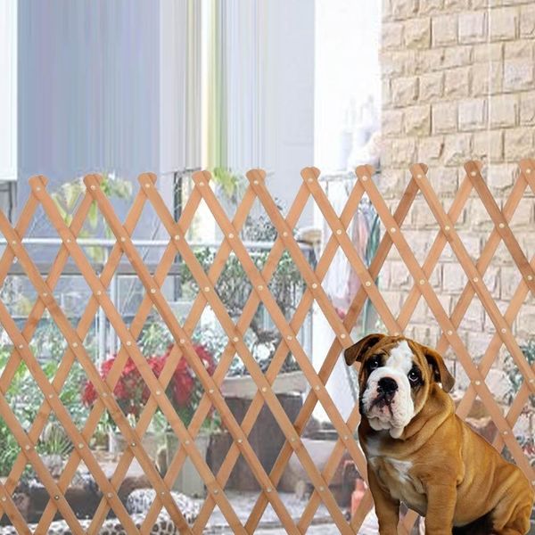 Cages Extensible Expansion Pet Chien Bébé Sécurité Maille Garde Porte Clôture Barrière pour La Maison Portes Escaliers Chambre Escaliers Couloir Balcon