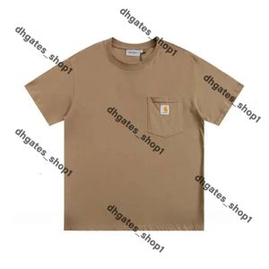 Cahart Shirt Cahartt Sweatère de créateur à manches nord à manches nord-américaines Small Label Loose Couple Trend Carhartte Tshirt Carhar Carhatt T-shirt Carharrtt Pants 175