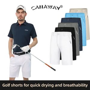 CAIIAWAV Golf Heren Shorts Zomer Verfrissend Ademend Comfortabel Katoen Casual Kleding Sport 240219